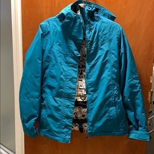 Teal Snowboarding Jacket